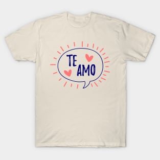 Te Amo - Grunge design T-Shirt